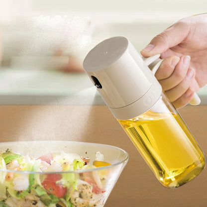 Mist & Drizzle: 250ml Glass Oil Sprayer for Healthy Cooking