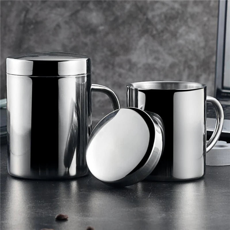 TempLock Travel Mug: Double-Wall Stainless Steel for Hot & Cold Drinks