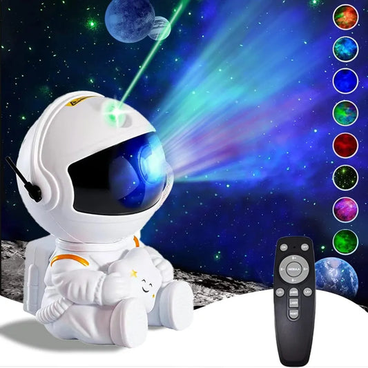 Astronaut's Stargaze: Galaxy & Nebula Projector with Colour-Changing LED Lights