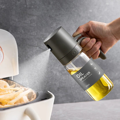 Mist & Drizzle: 250ml Glass Oil Sprayer for Healthy Cooking