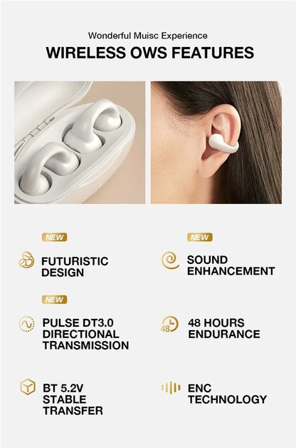 Earring Wireless Earbuds Bluetooth 5.3 Earphone