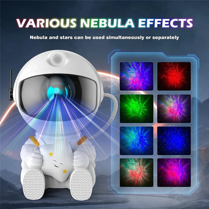 Astronaut's Stargaze: Galaxy & Nebula Projector with Colour-Changing LED Lights