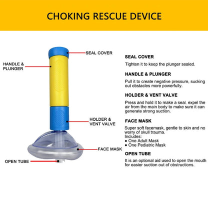 First Aid Kit Choking Respiratory for Emergency Adults & Children, 2 sizes