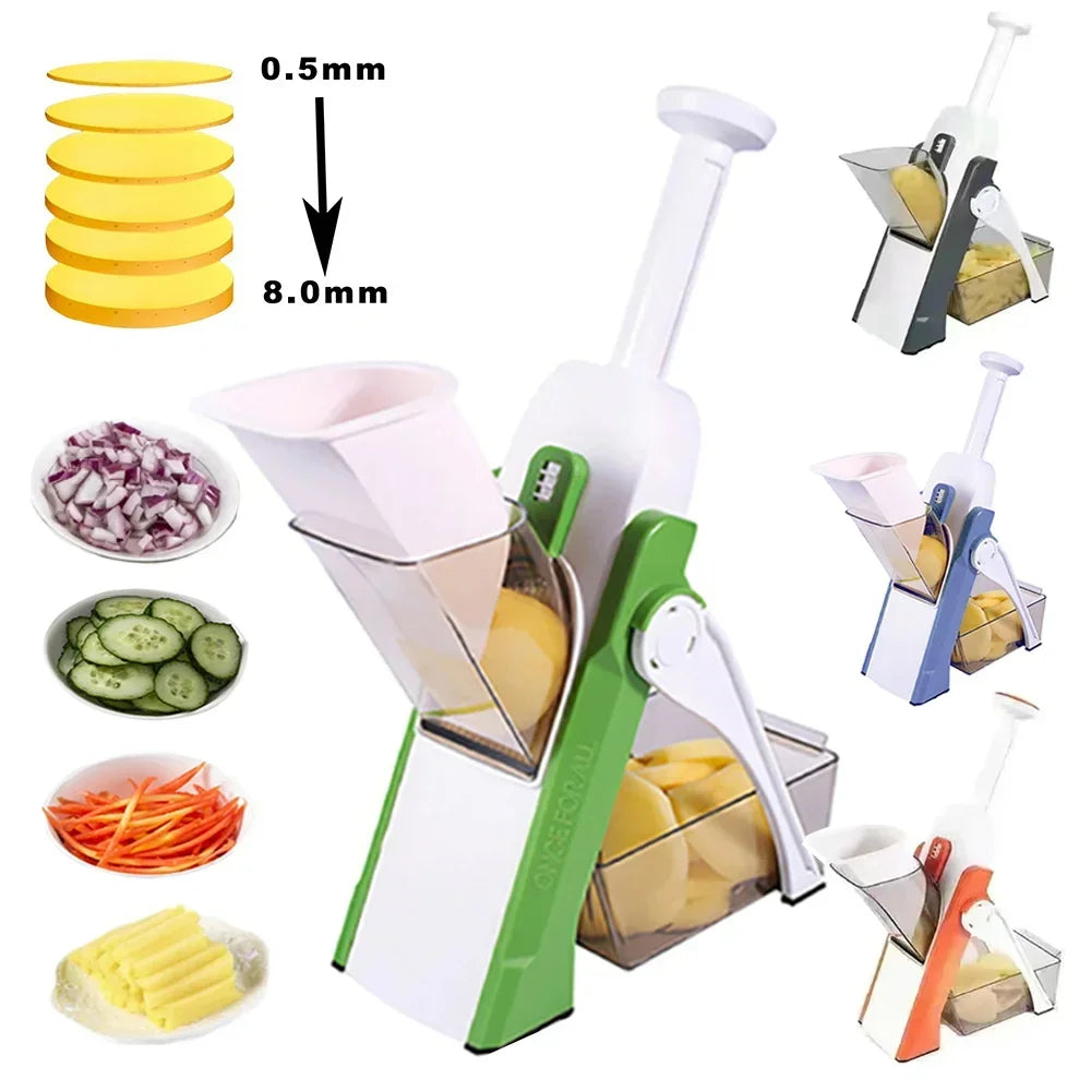 1pc Manual Chopper Potato and vegetable Slicer