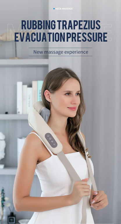 Foreverlily Wireless Neck, Back and Shoulder Massager