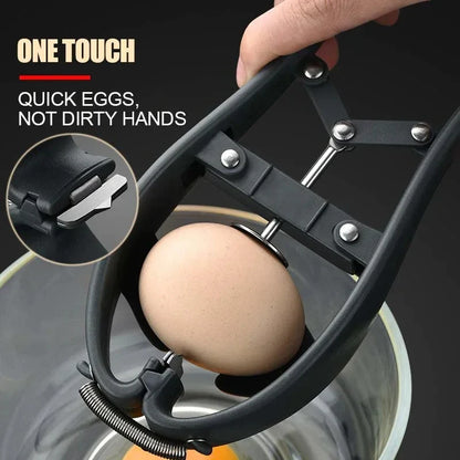 Manual Stainless Steel Egg Opener Scissor