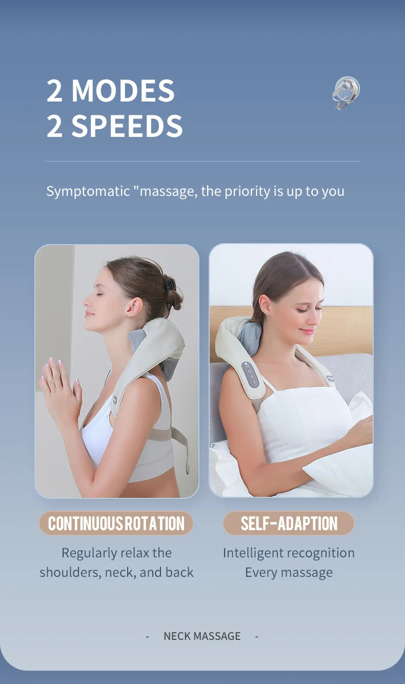 Foreverlily Wireless Neck, Back and Shoulder Massager