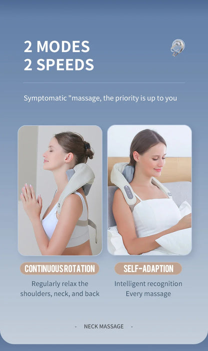 Foreverlily Wireless Neck, Back and Shoulder Massager