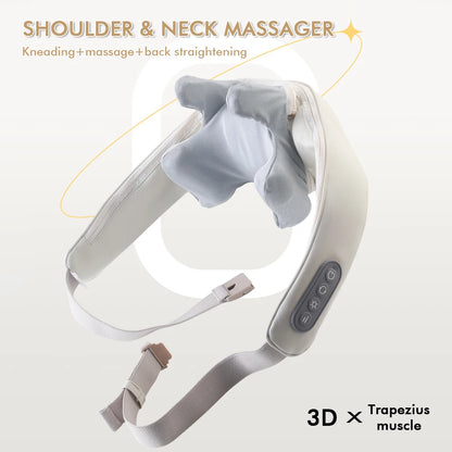 Foreverlily Wireless Neck, Back and Shoulder Massager