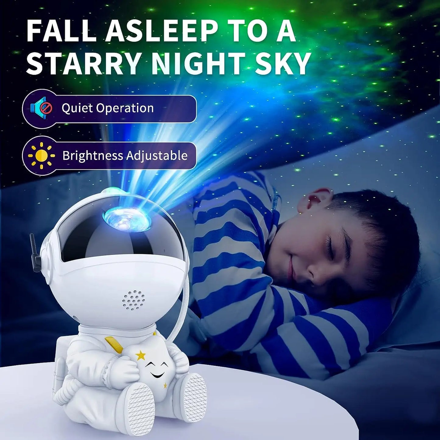 Astronaut's Stargaze: Galaxy & Nebula Projector with Colour-Changing LED Lights